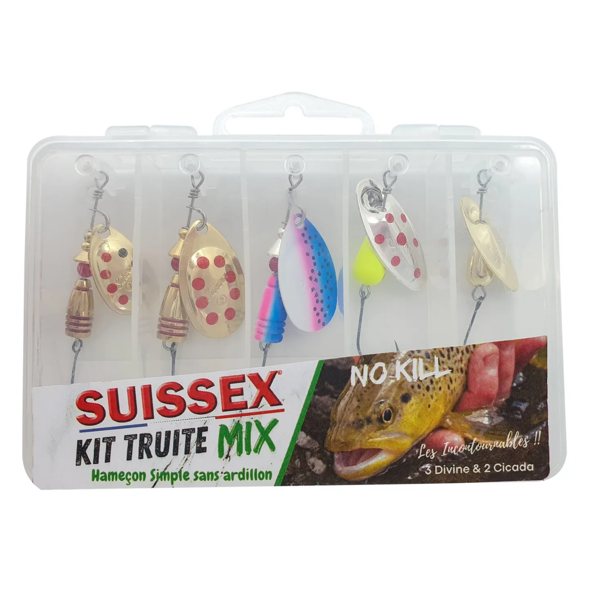 Kit Cuillers No Kill Suissex Mix
