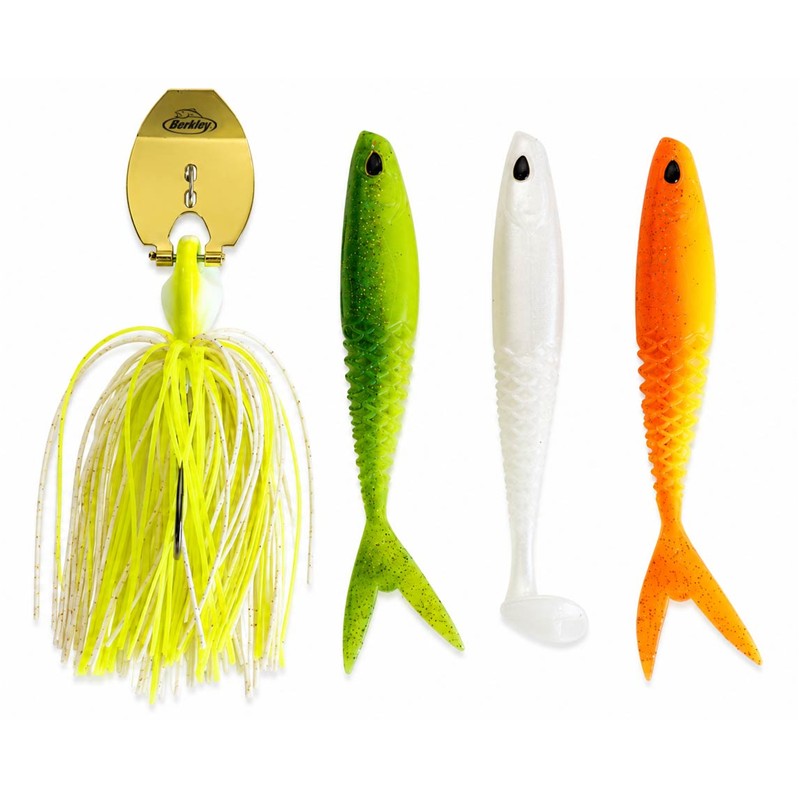 Kit Chatterbait Berkley Slobberknocker Mix Pack - Eau Sombre