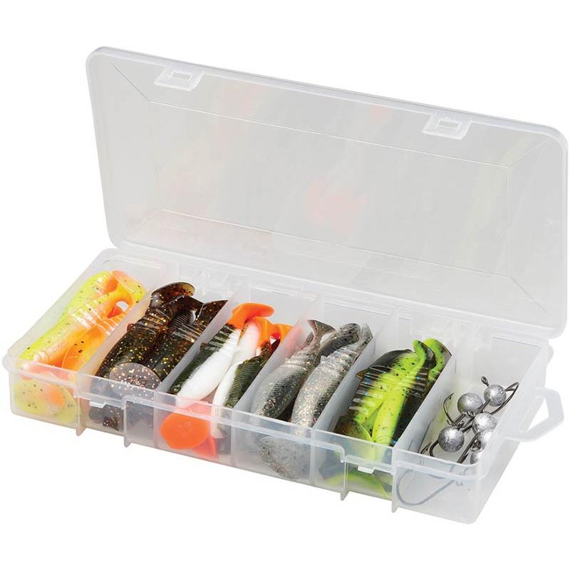 Kit Leurres Souples Fat Minnow T-Tail