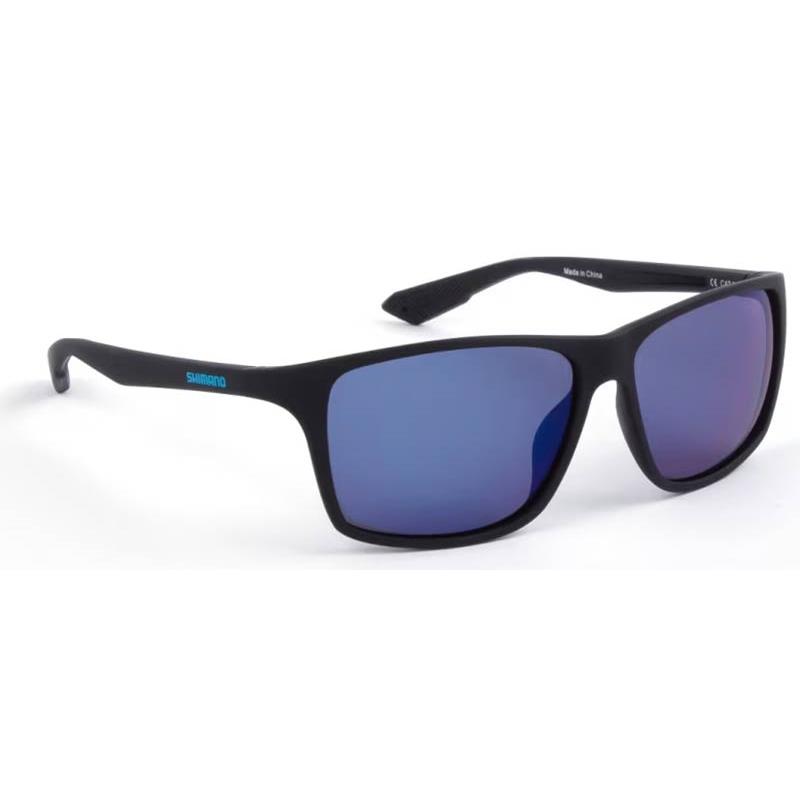 Lunettes Polarisantes Technium Matte Black & Blue Mirror