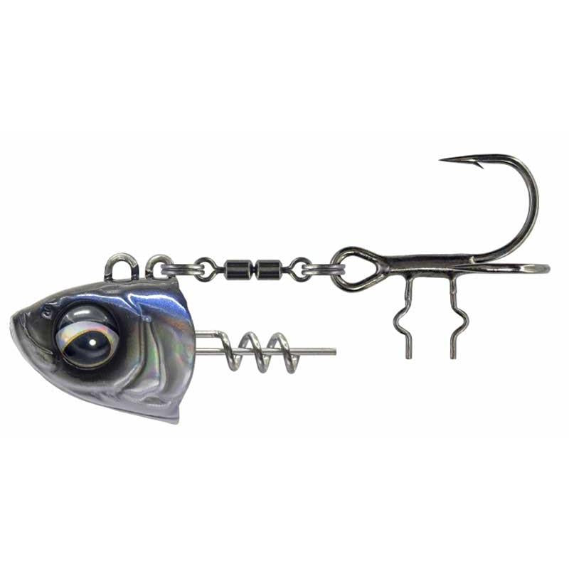 Tête Plombée à Visser Savage Gear Monster Vertical Head - White Fish