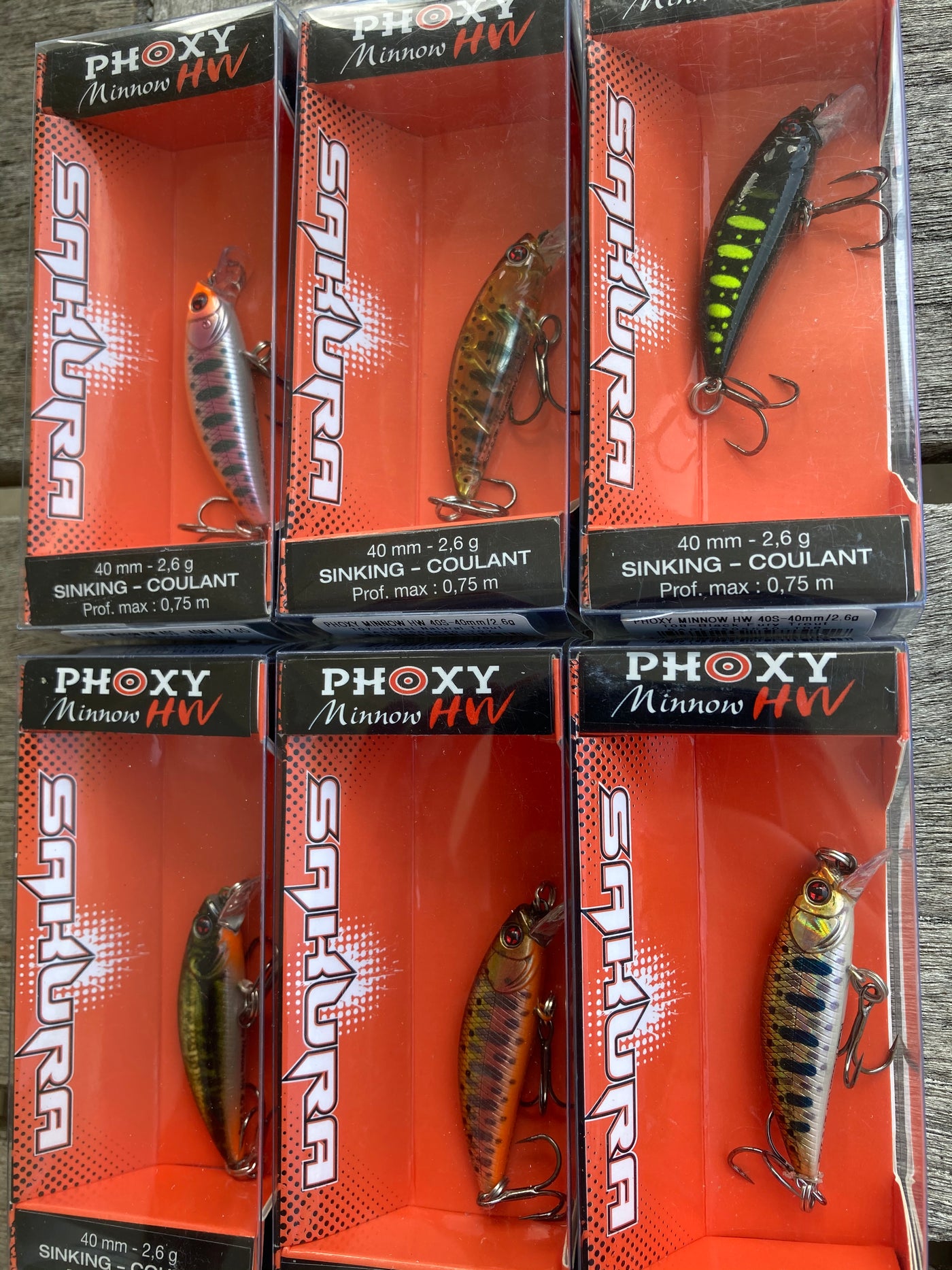 PACK PHOXY Minnow 4cm