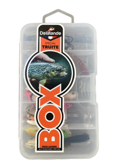 JK FISHER - Coffret Leurres Souples Spécial Truite - Delalande