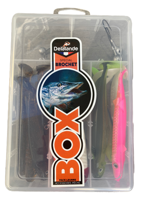 JK FISHER - Coffret Leurres Souples - Spécial Brochet - Delalande