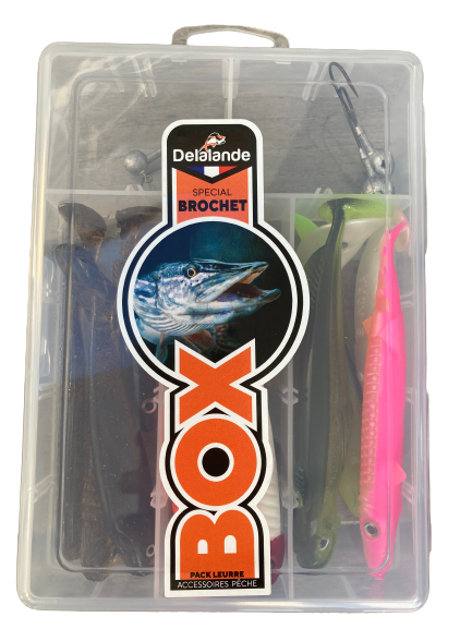 JK FISHER - Coffret Leurres Souples - Spécial Brochet - Delalande